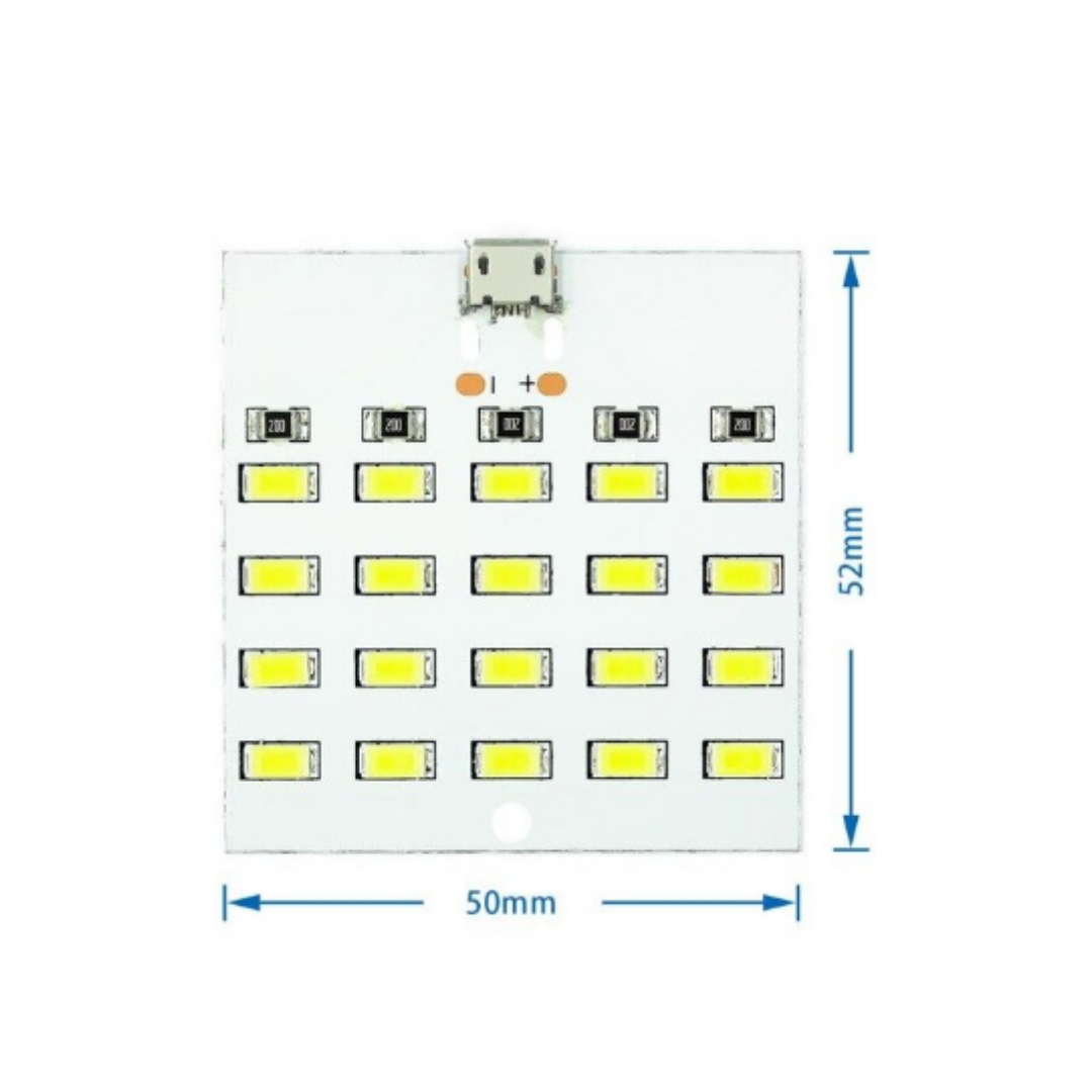 Panel Led 5730 5V 20 Leds