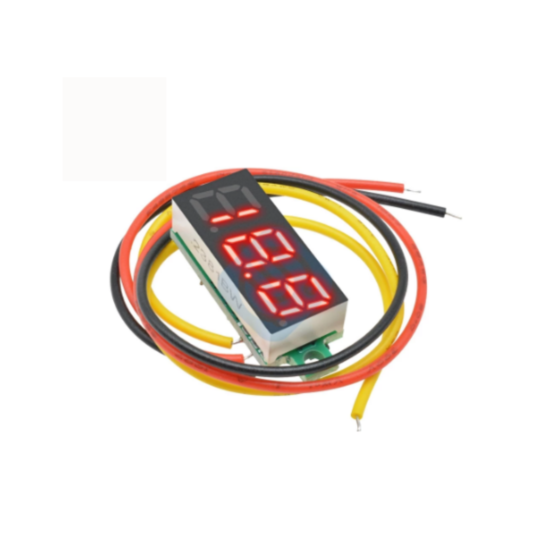 Voltimetro Led Digital Dc 3-30v 3 Digitos