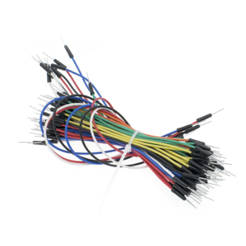 Juego de cables para protoboard 65 unidades