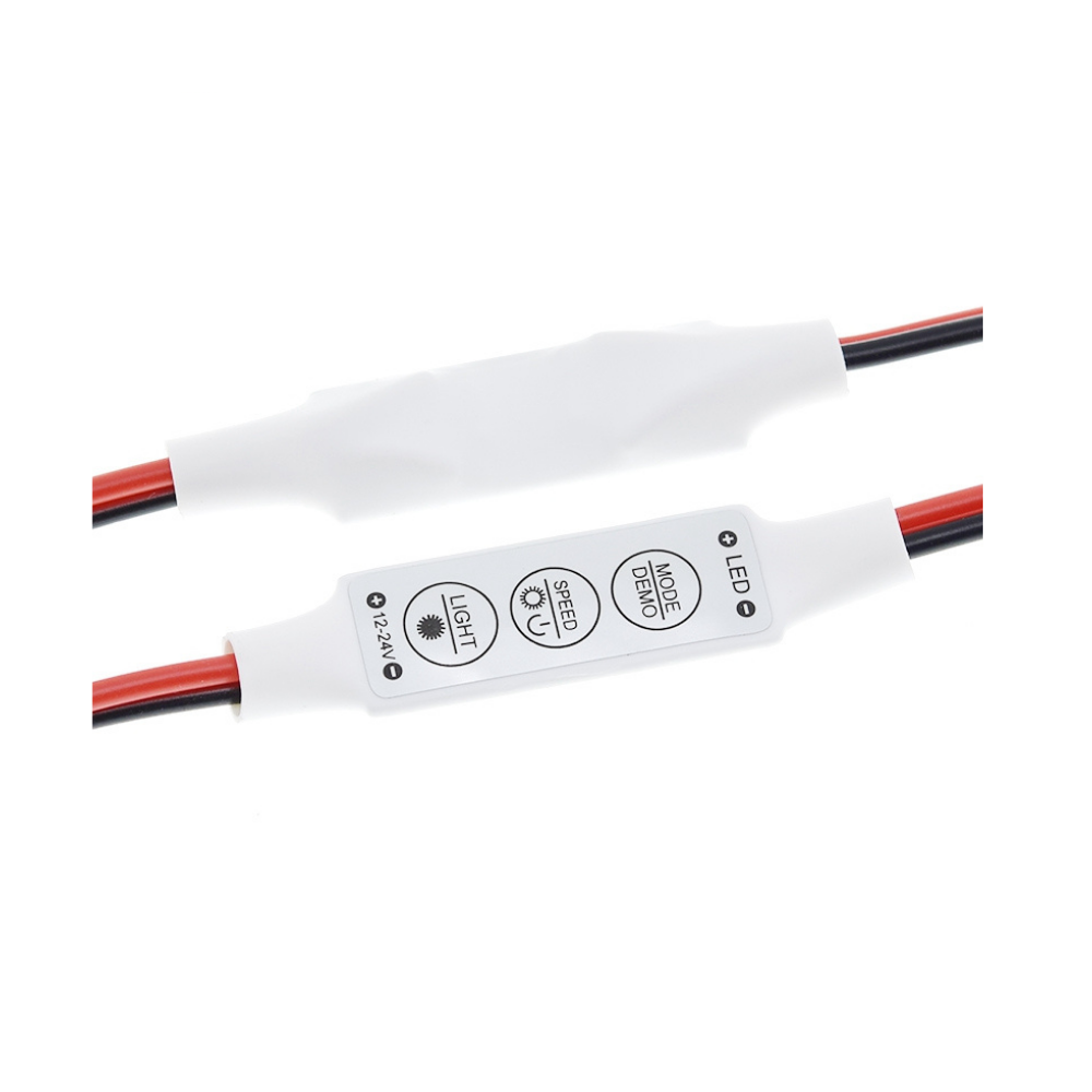 Mini dimmer regulador de cinta led de un color 5050 3528 5730 12-24V