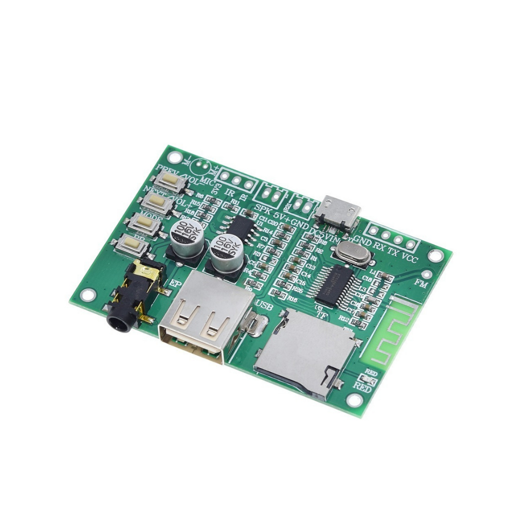 Módulo amplificador de potencia de Audio BT201, Bluetooth 5.0 Bluetooth 4 en 1