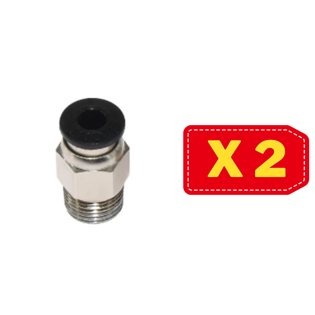 Racor Pc4-01 Conector Para Tubo Ptfe Impresora 3d x 2 unidades