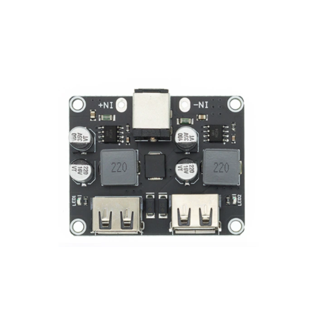 Reductor DC 6 - 32V a 5V USB Conversor Doble USB