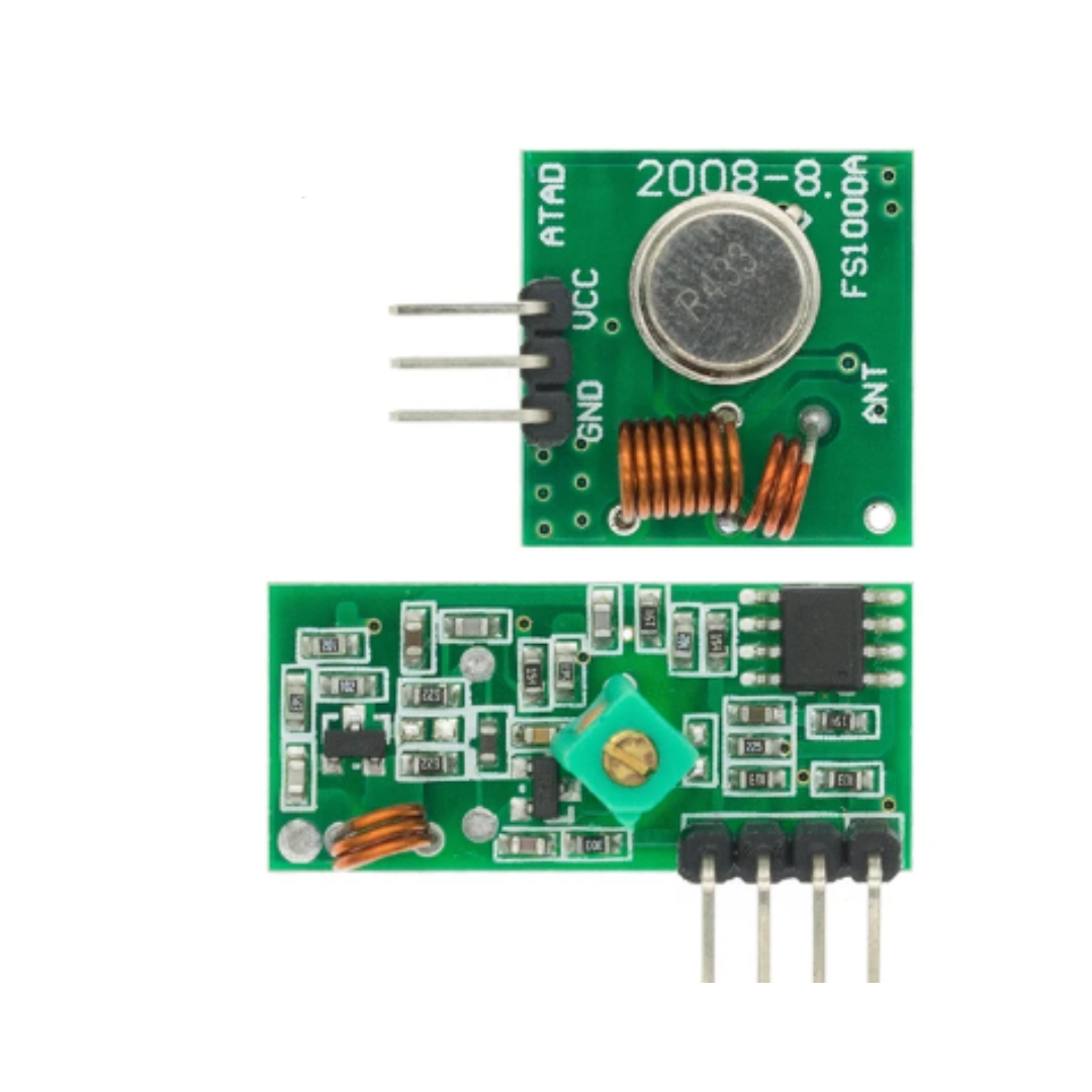 Modulo Transmisor y Receptor RF de 433 MHz