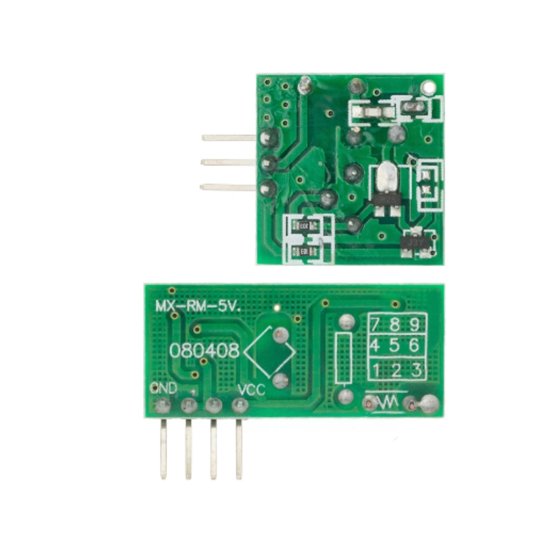 Modulo Transmisor y Receptor RF de 433 MHz