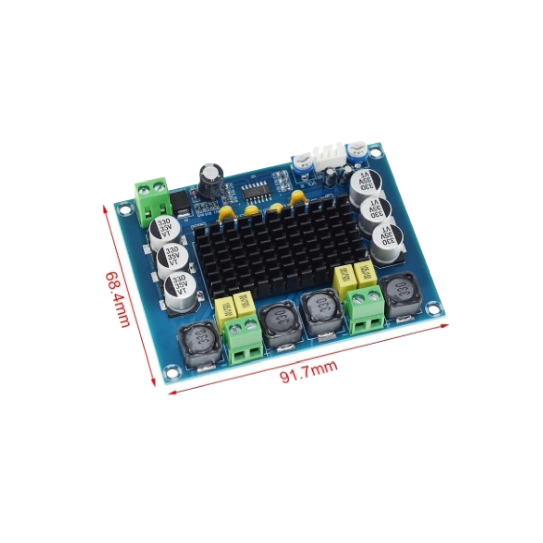 Amplificador de Audio 120W TPA3116 Estéreo 12V-28V