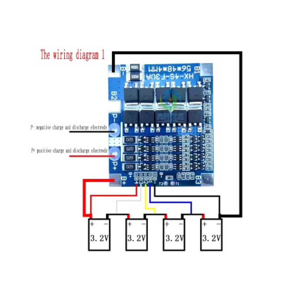 BMS Lifepo4 12V 30A