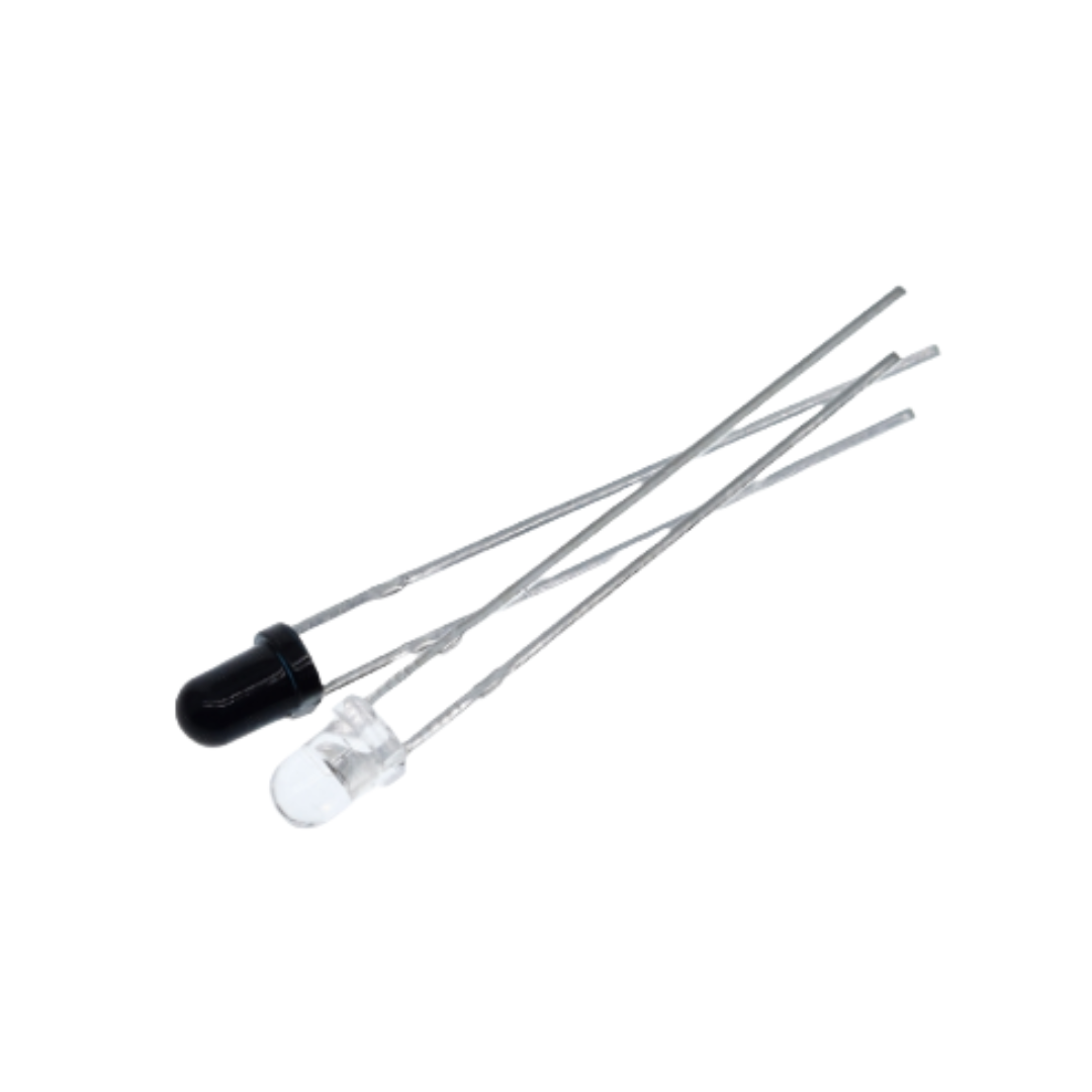 Led Infrarrojo 3mm par Emisor y Receptor x 10 pares