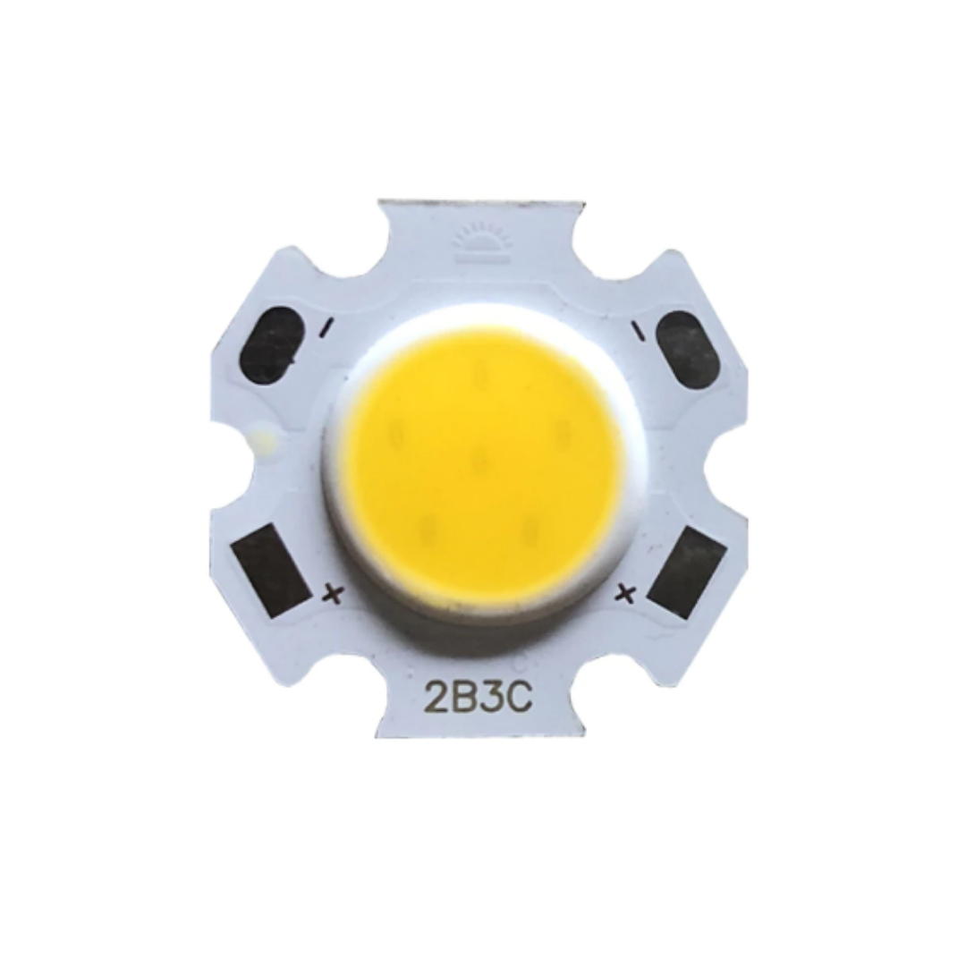 Led 12V 3W COB Alto Brillo Luz Blanca