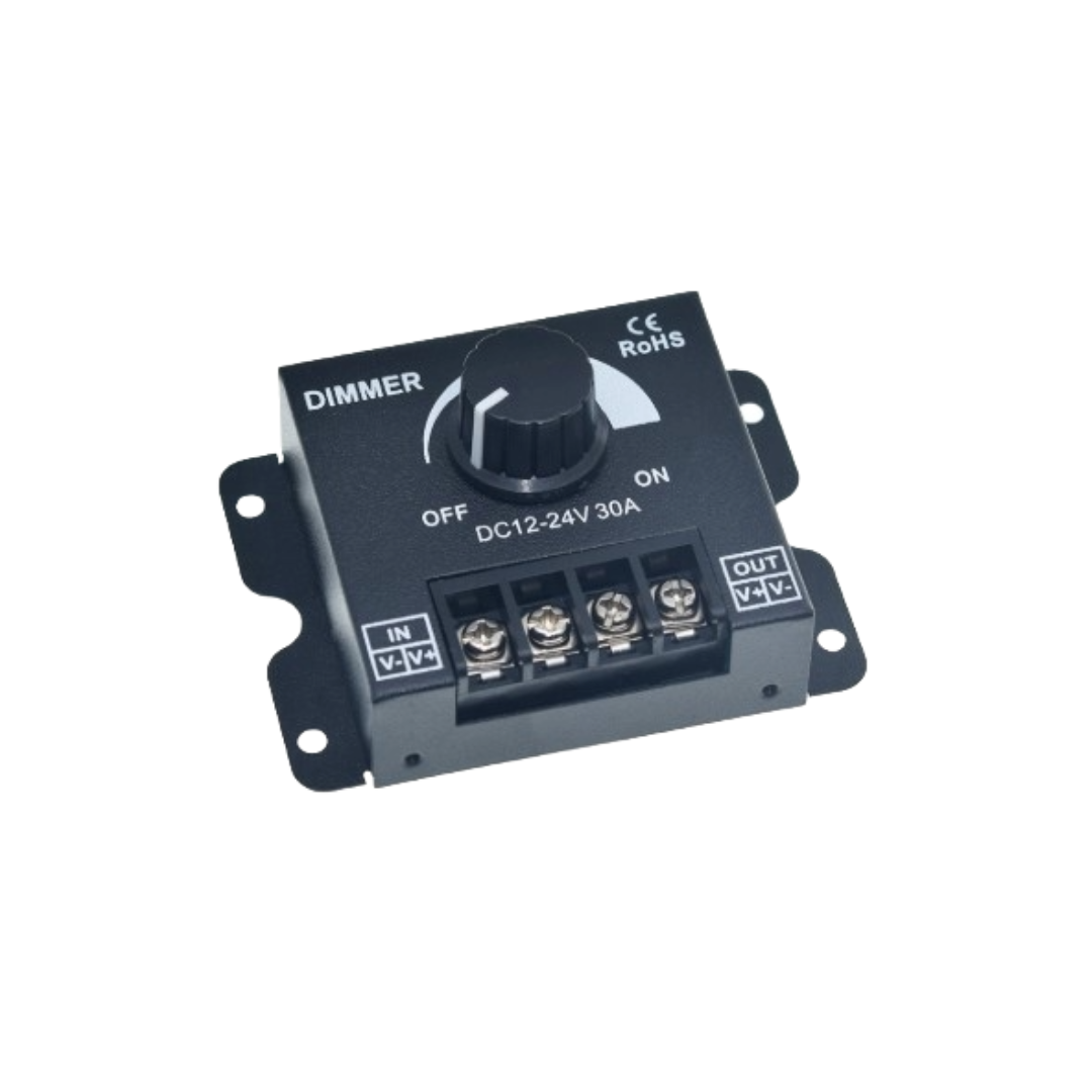 Dimmer 12V - 24V DC 30A para LED
