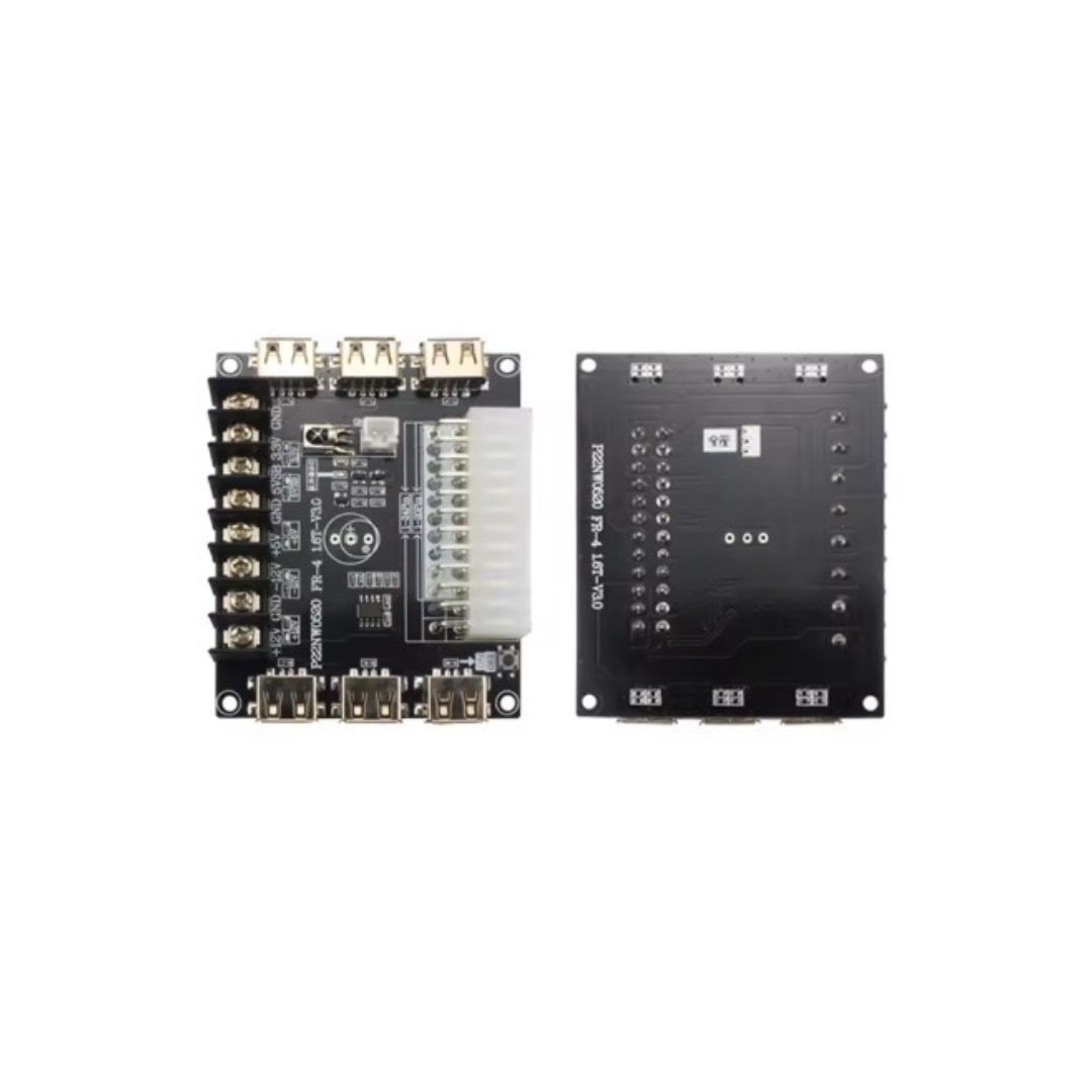 Modulo para adaptar en fuentes ATX 6 salidas USB salidas -12/12/5/3.3V