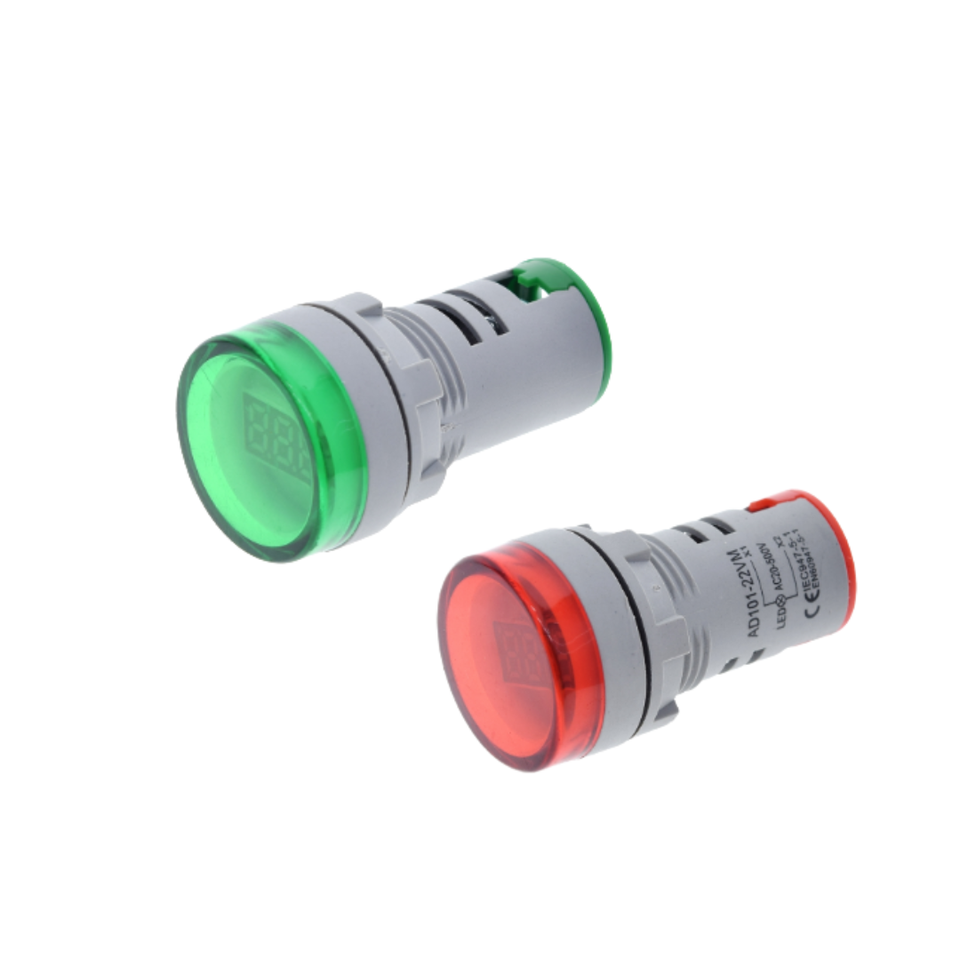 Voltimetro AC 22mm 20-500V