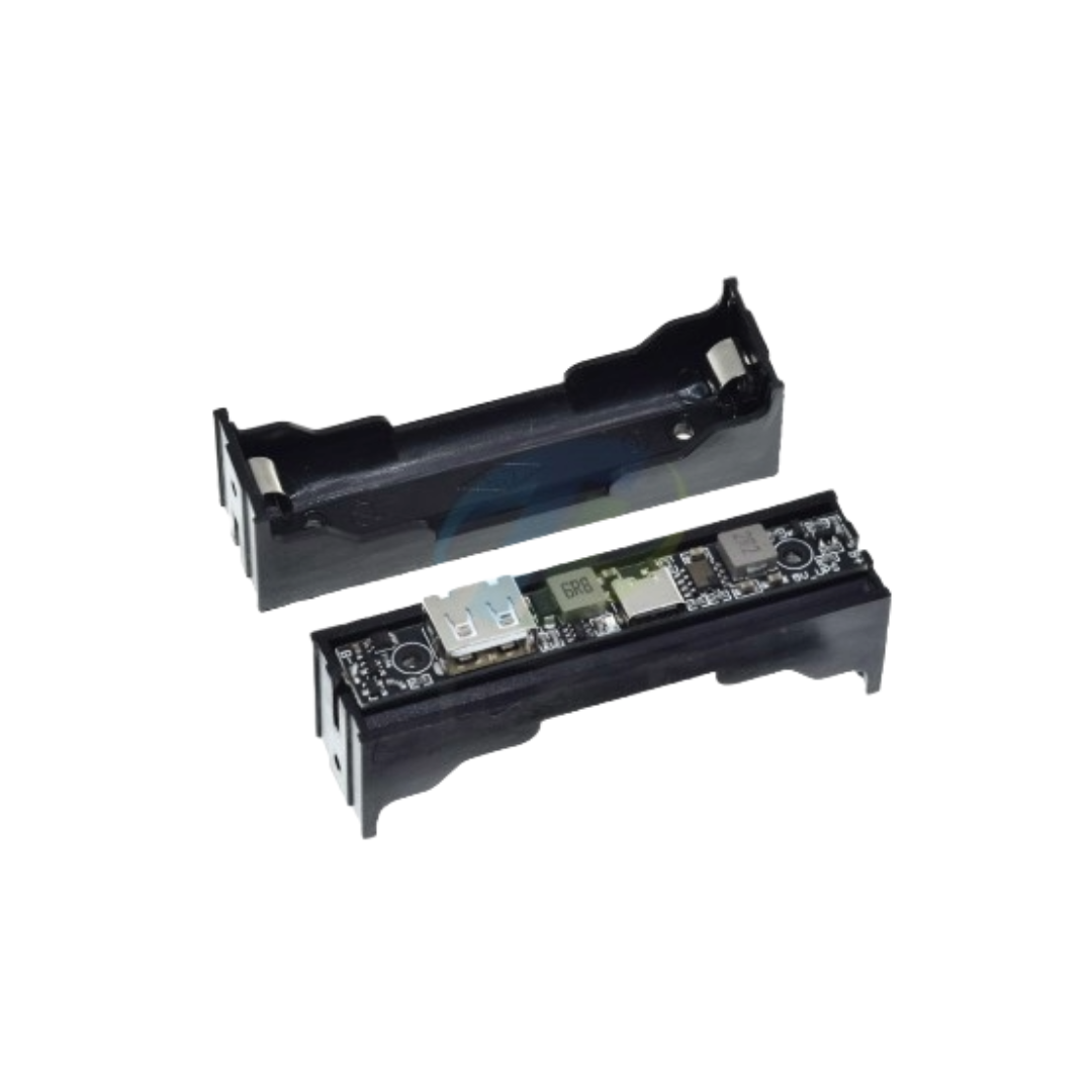Miniups Con Caja para 1 slot Bateria 18650 Salida 5v