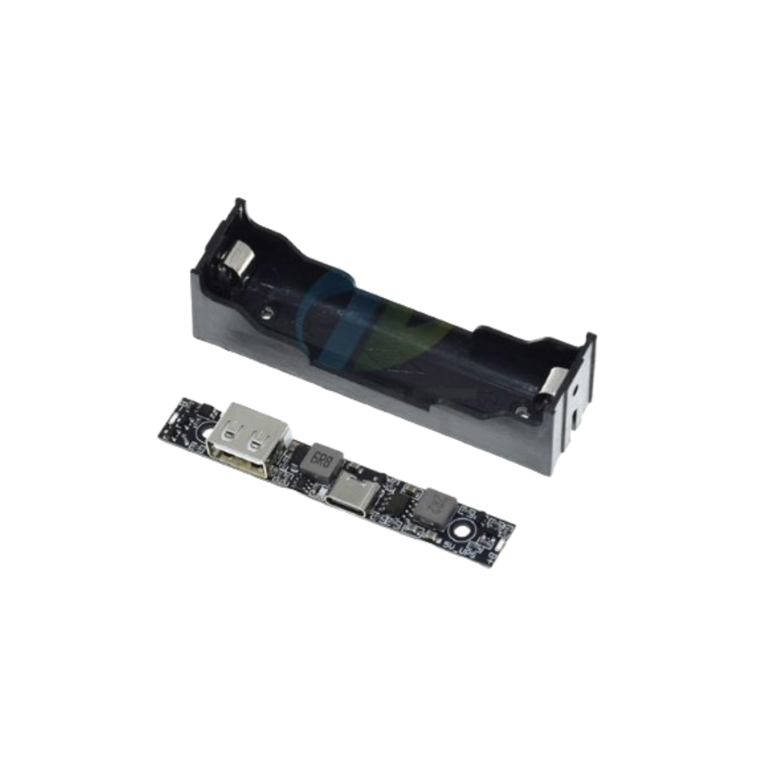 Miniups Con Caja para 1 slot Bateria 18650 Salida 5v