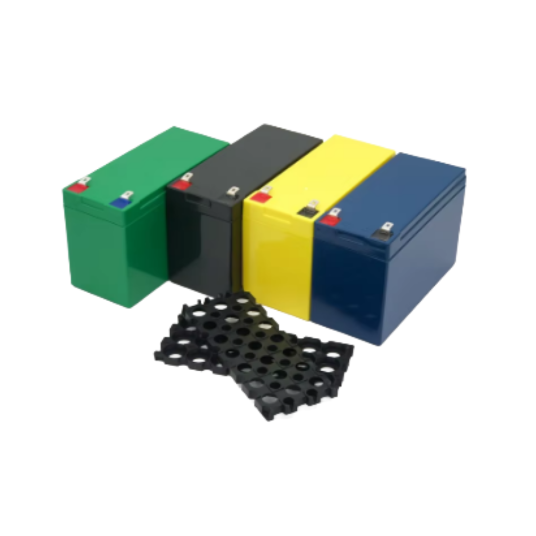 Caja Para Batería Litio 18650 Soporte Almacenamiento 12v