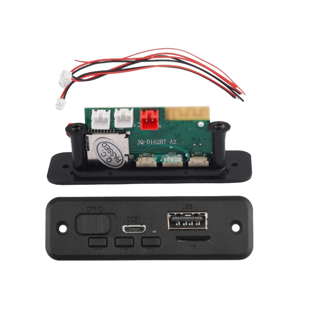 Modulo Bluetooth Mp3, Sd, Usb 2.0, Fm 5V cargador Bateria 3.7V