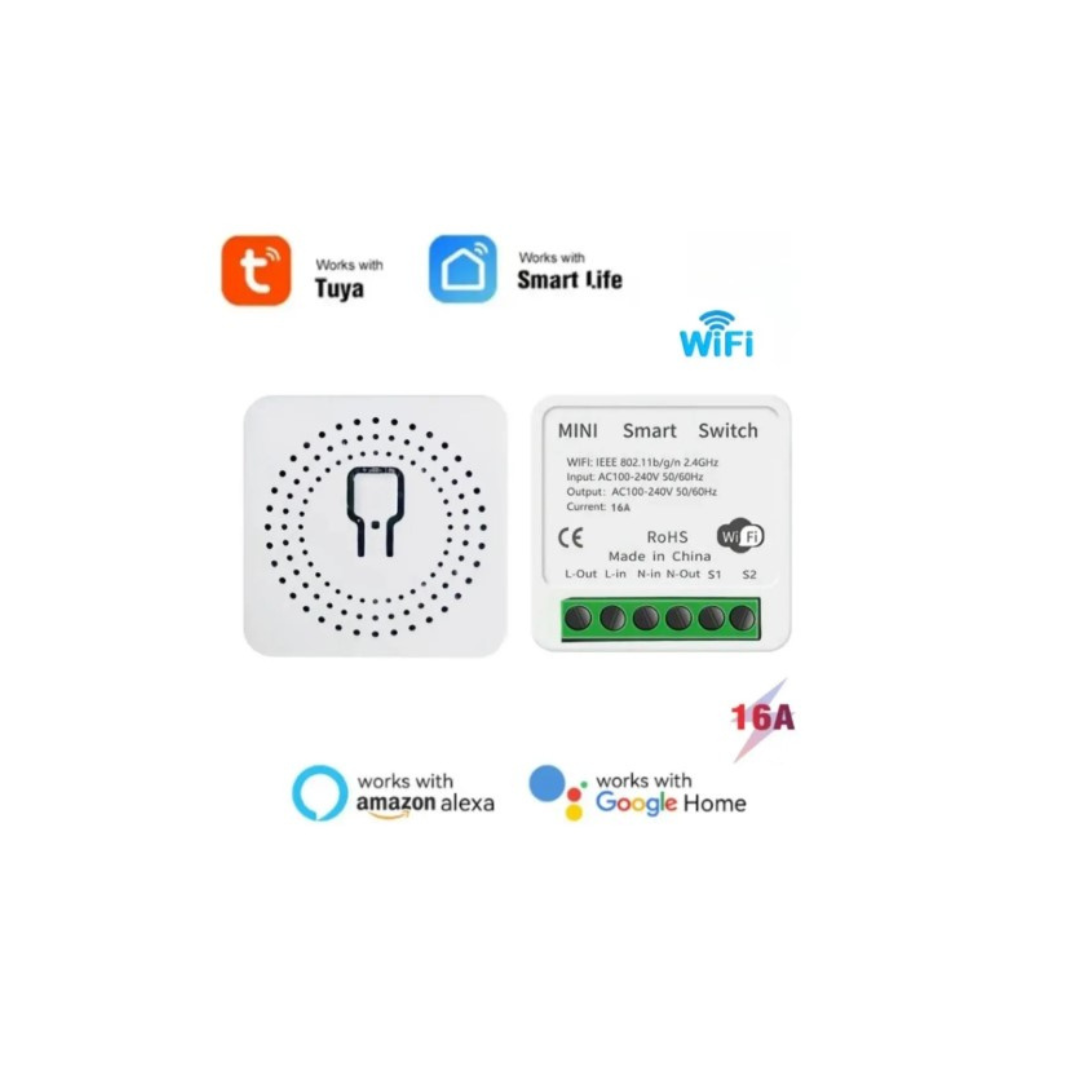 Interruptor Inteligente Mini Wifi 16A