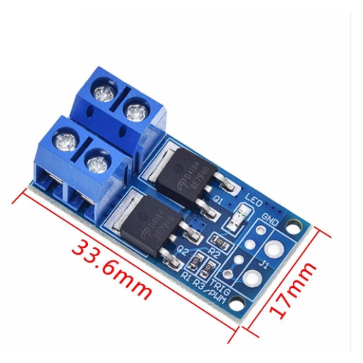 Modulo Pwm 15a 400w Dual Mosfet Controlador de Potencia