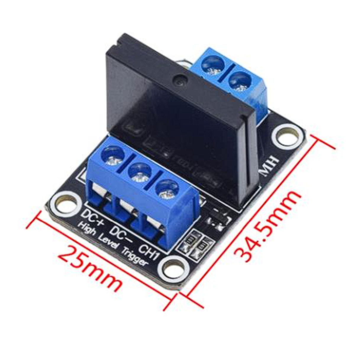 Modulo Rele 5v 1 Canal Estado Sólido Ssr 250v 2a
