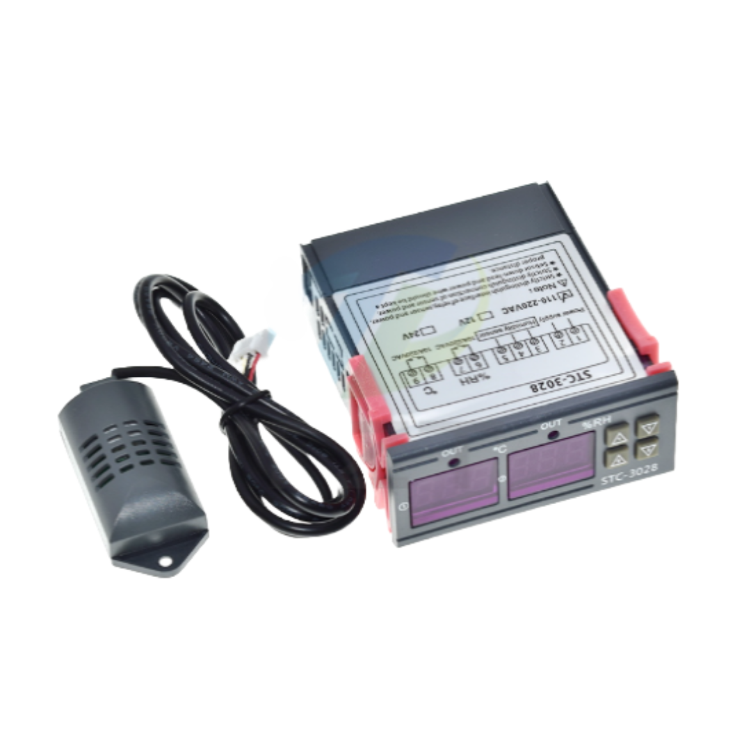 STC-3028 Controlador Dual Temperatura y Humedad